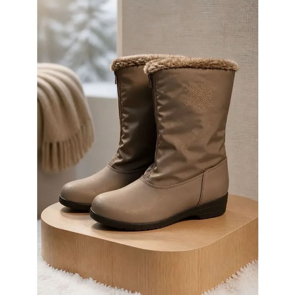 Gray Winter Boots Size 8